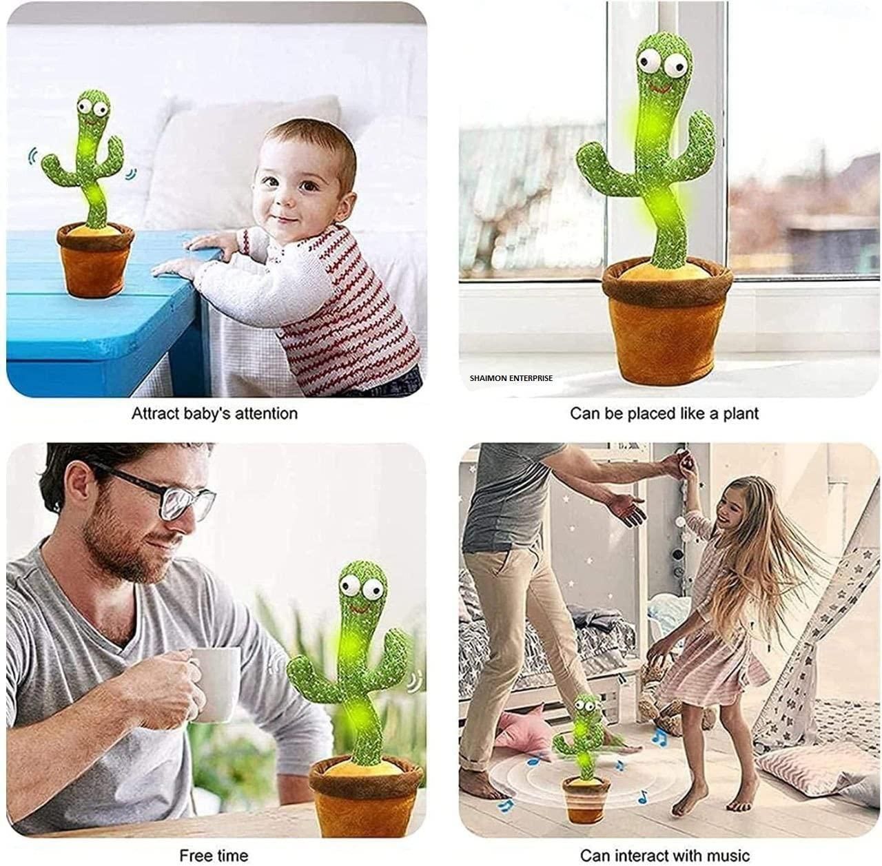 LED Musical Dancing & Mimicry Cactus Toy xwmhrv-4q