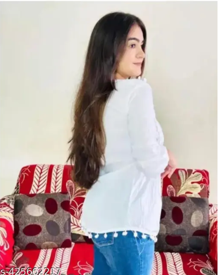 Girls Kurtis white Urban Mega Mart