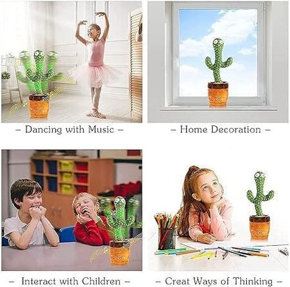 LED Musical Dancing & Mimicry Cactus Toy xwmhrv-4q