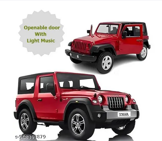 1:32 Diecast Metal Pullback 4x4 Thar/Jeep Premium Car Toy car with Openable Doors & Light, Music Boys car for Kids Best Toys Gifts Toys for Kids 3 Years Boys Urban Mega Mart
